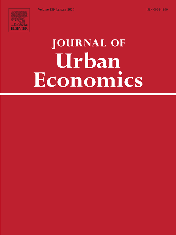 Go to journal home page - Journal of Urban Economics